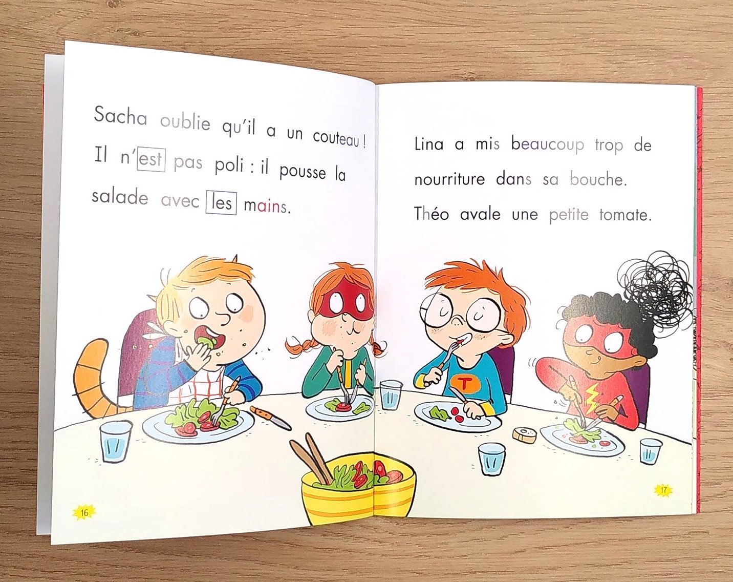 Les héros de la 3P : à table ! Niveau 2 Livres La Family Shop