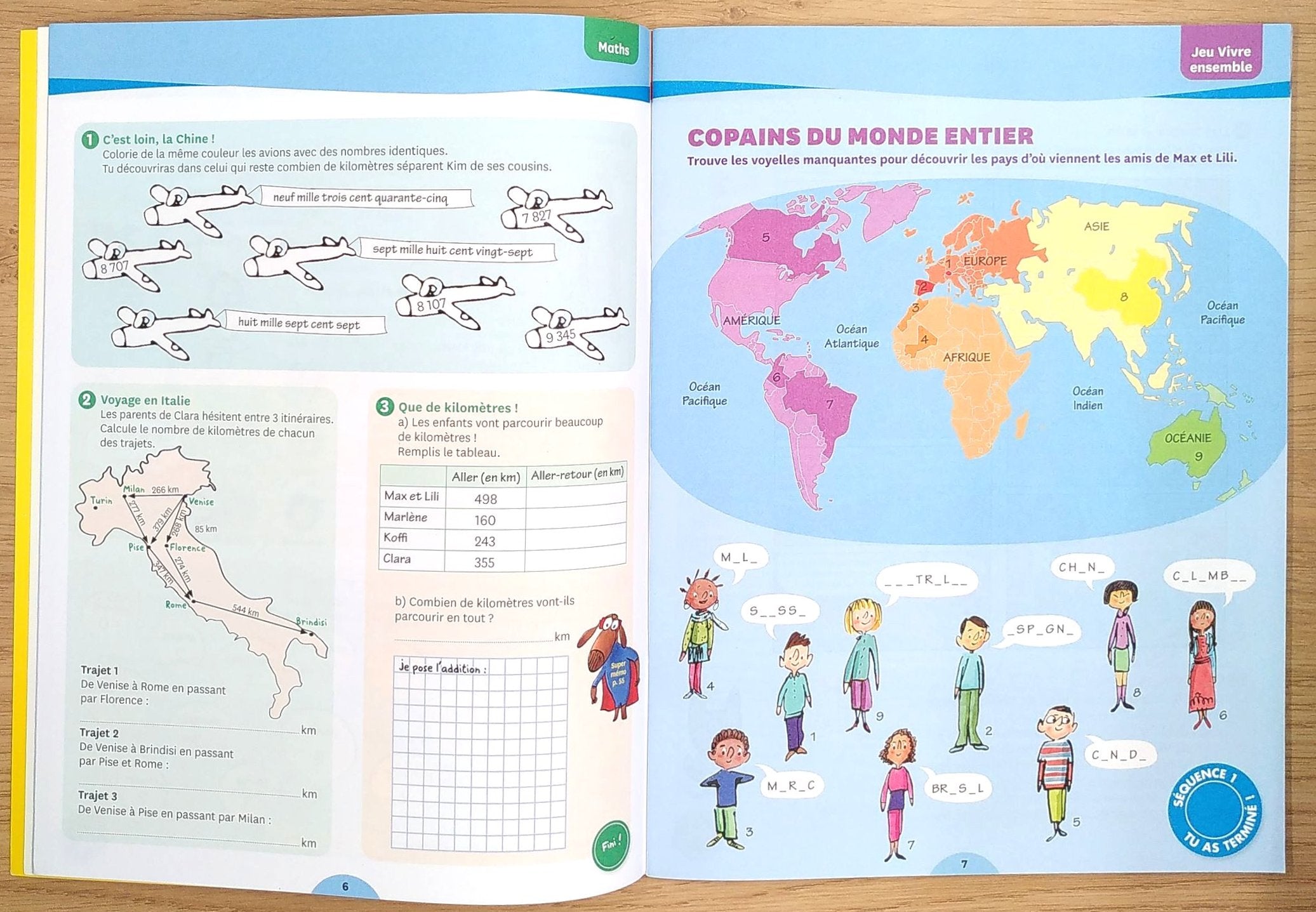 6ème Harmos - Cahier de vacances de Max et Lili Cahiers de vacances OLF