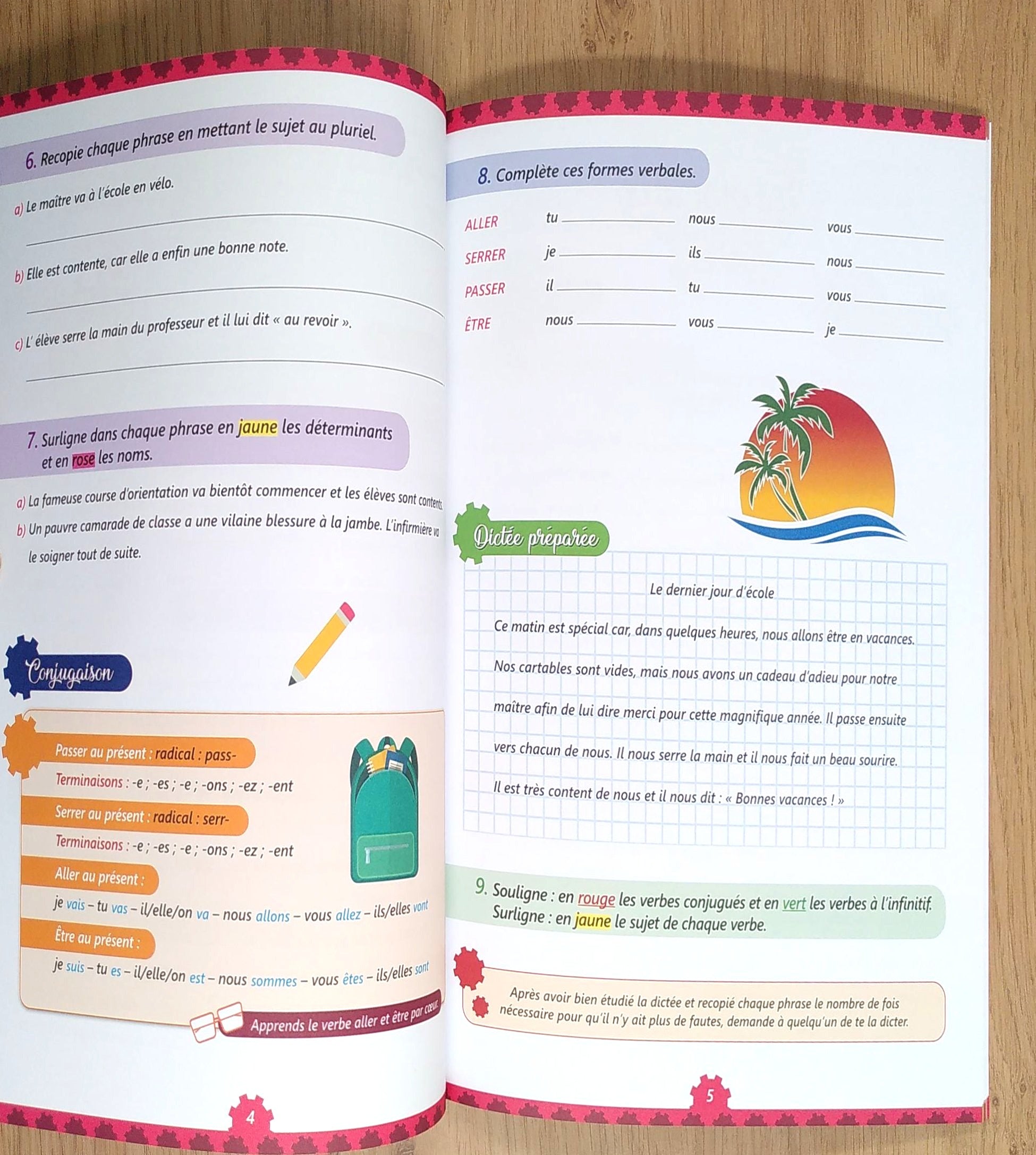 5ème HarmoS - Dictées et orthographe en français Appuis scolaires La family shop