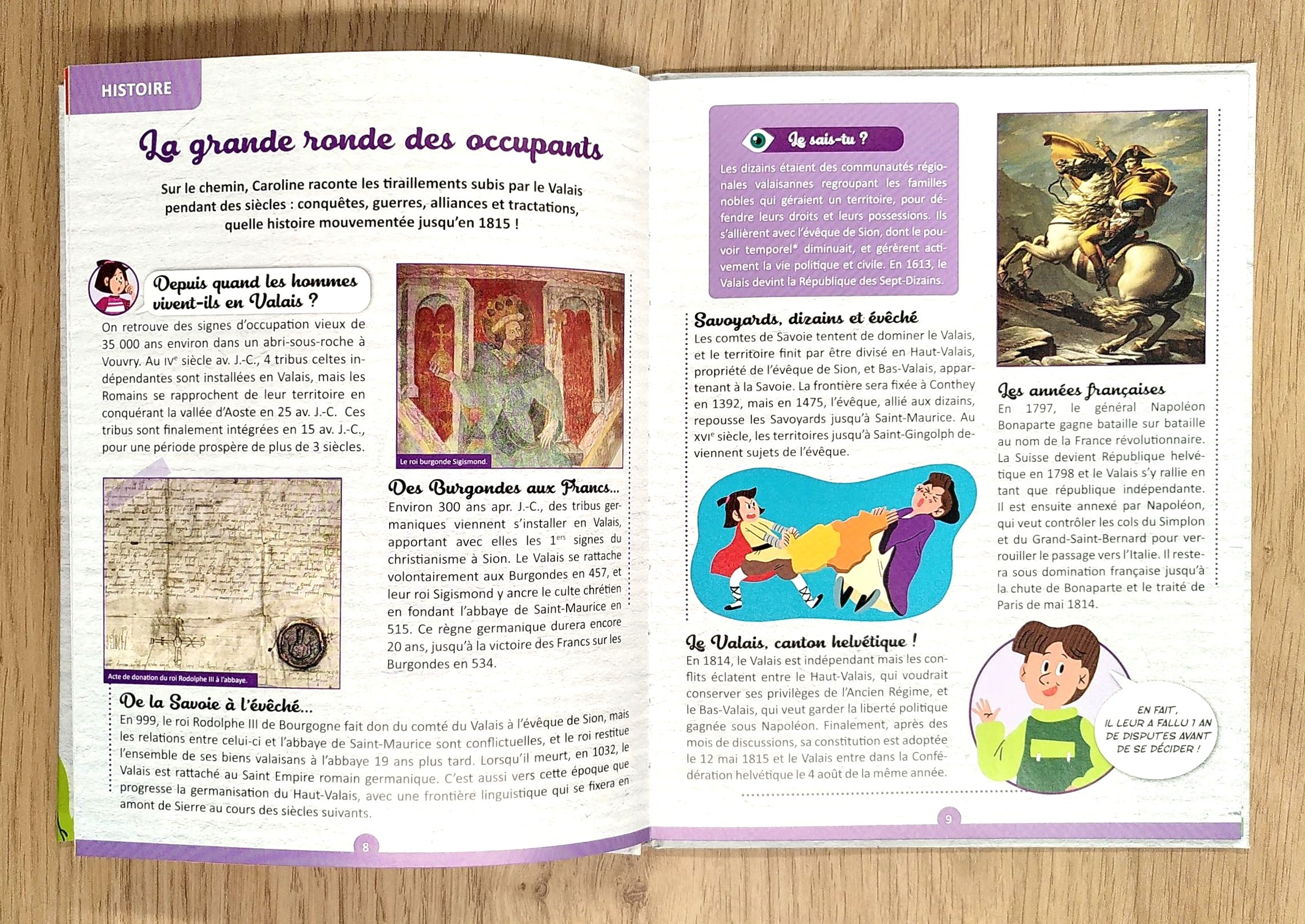 Mon petit atlas du canton du Valais - Dès 6 ans Livres Auzou - OLF