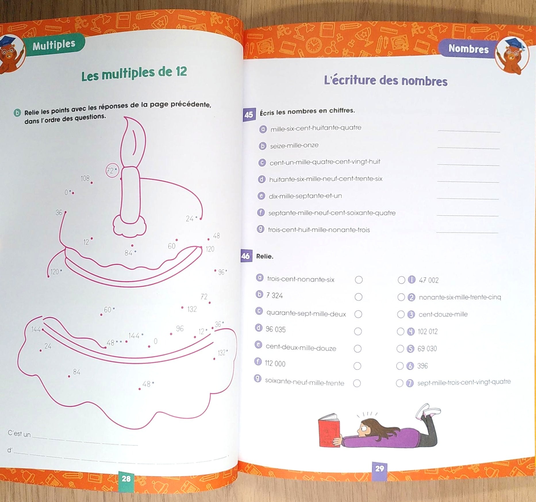 6e HarmoS - 6P - Je progresse en maths Appuis scolaires La family shop