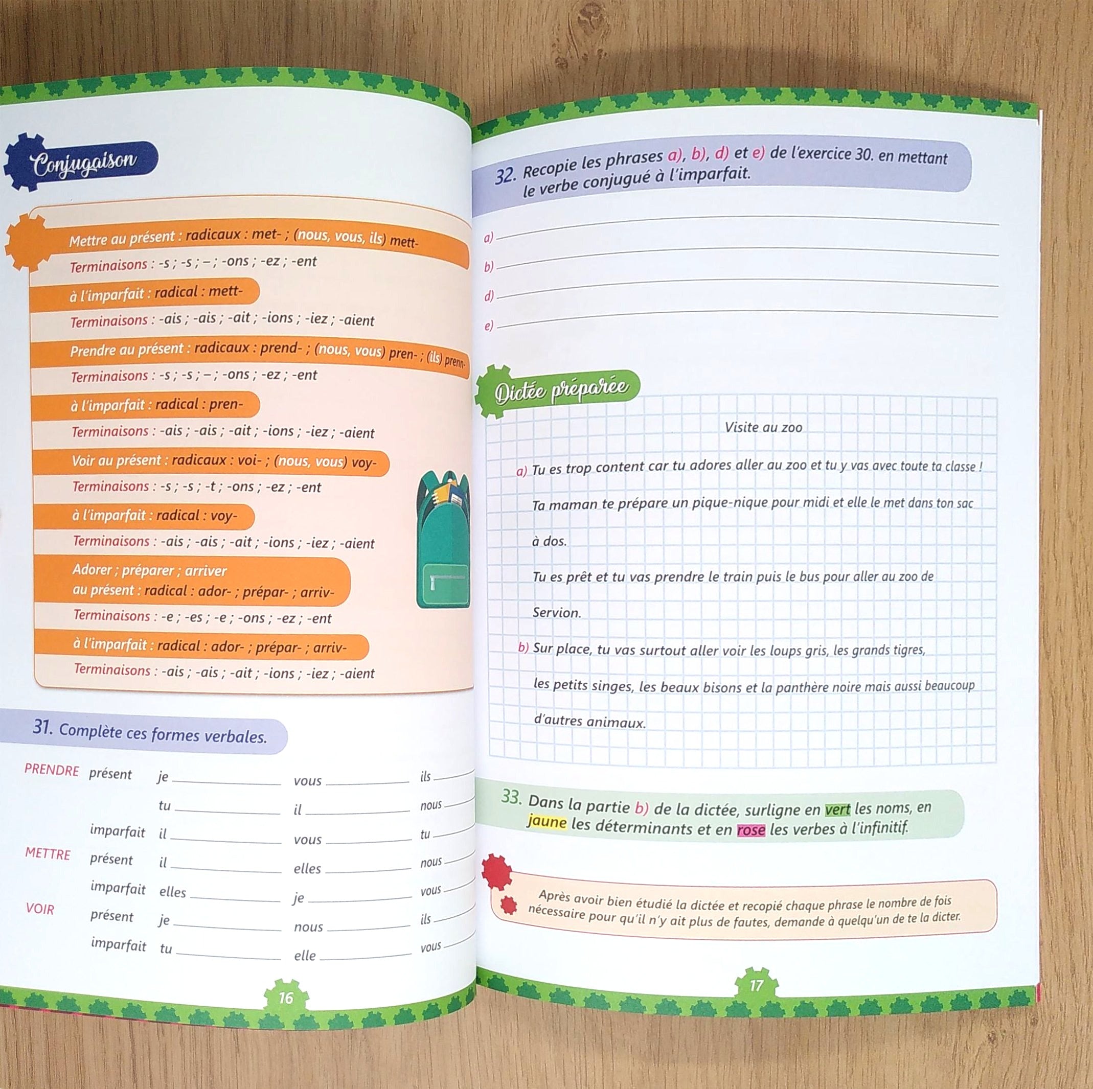 5ème HarmoS - Dictées et orthographe en français Appuis scolaires La family shop