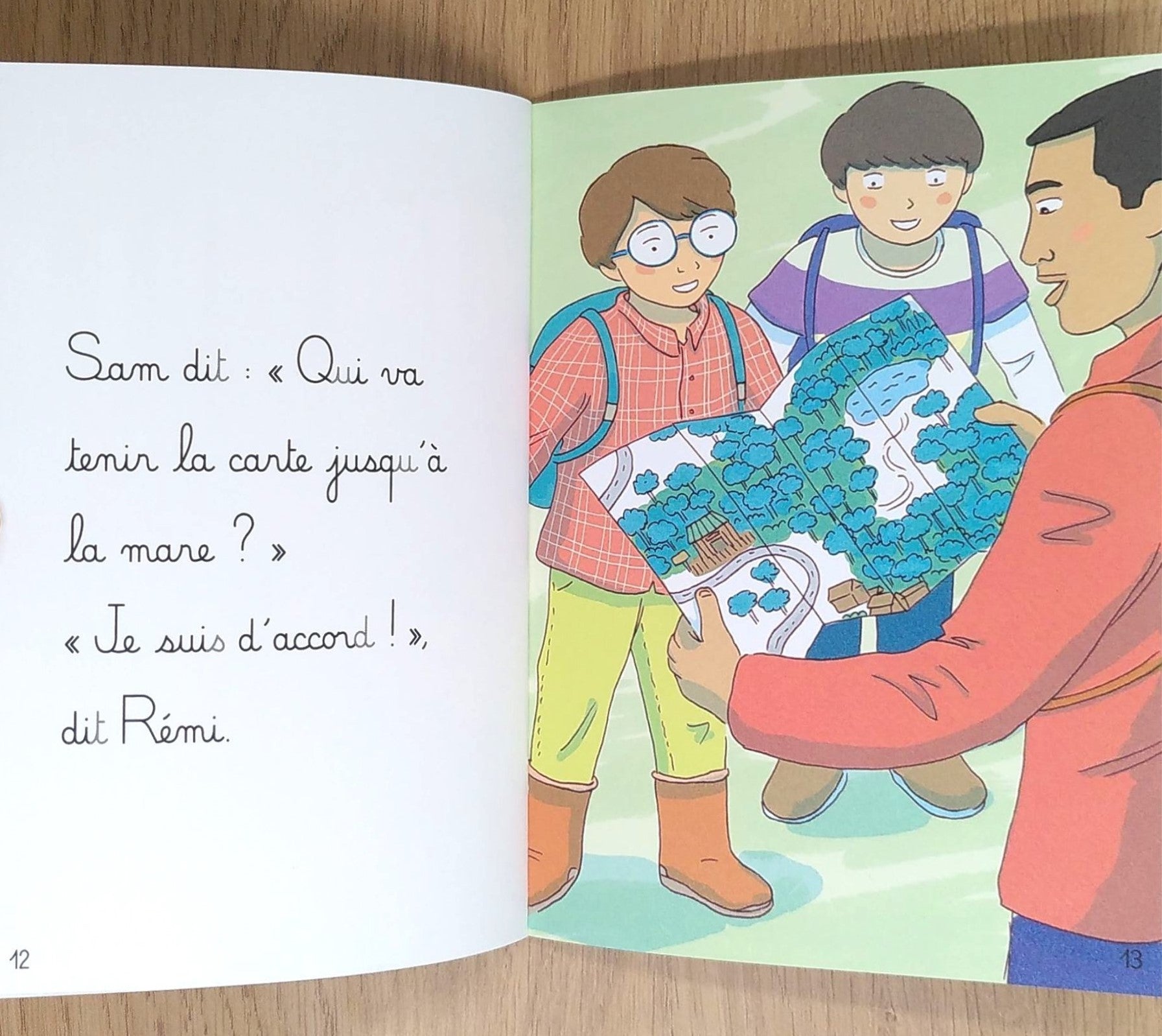 La Mare - Mes premières lectures Montessori - Lettres en lié (cursive) - N1 Montessori & Steiner La family shop