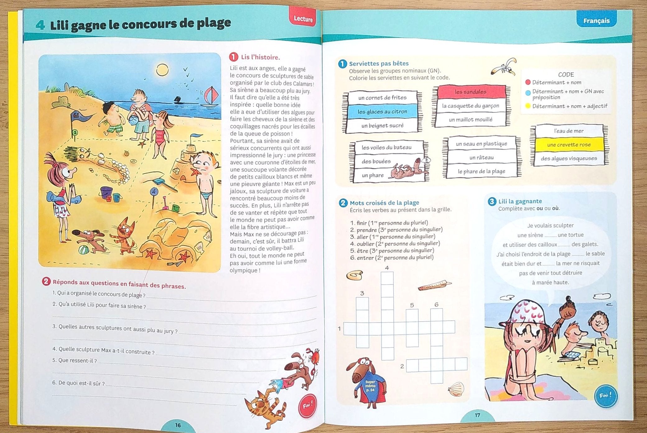 6ème Harmos - Cahier de vacances de Max et Lili Cahiers de vacances OLF