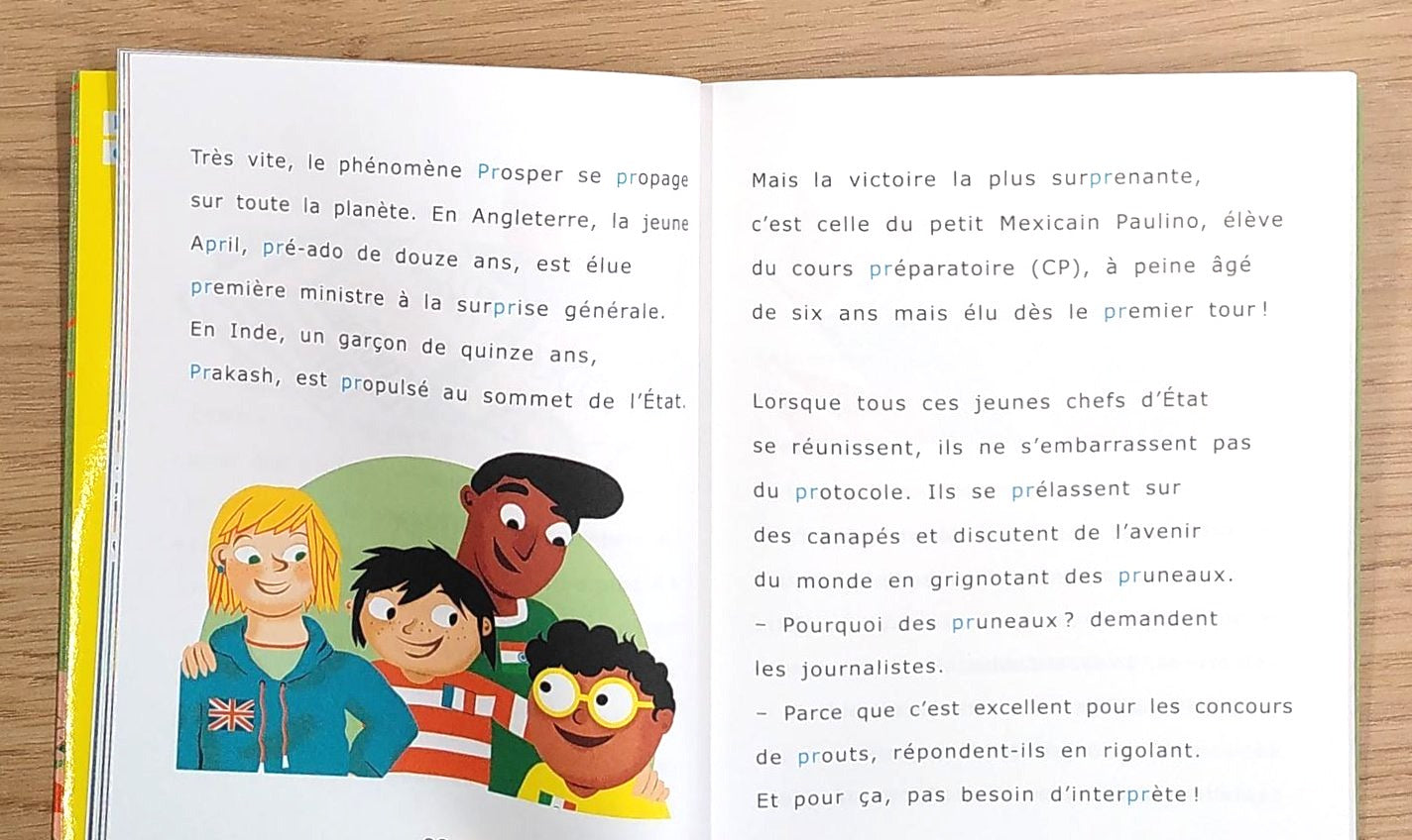 Prosper, président. Dyslexie N4 - 5-6P Dyslexie et concentration La family shop