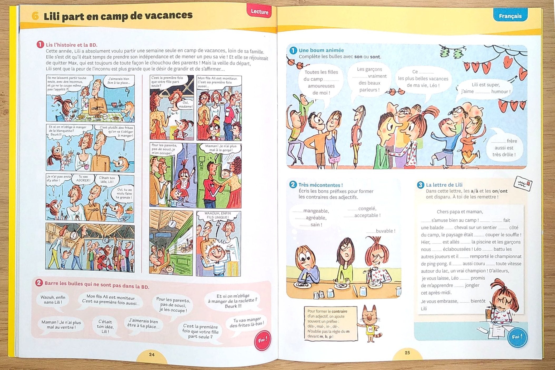 6ème Harmos - Cahier de vacances de Max et Lili Cahiers de vacances OLF