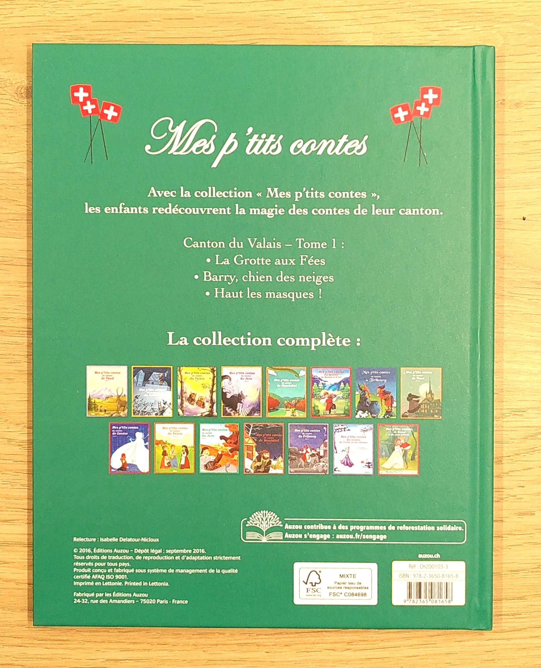 Mes p'tits contes du canton du Valais - T1 Livres La family shop