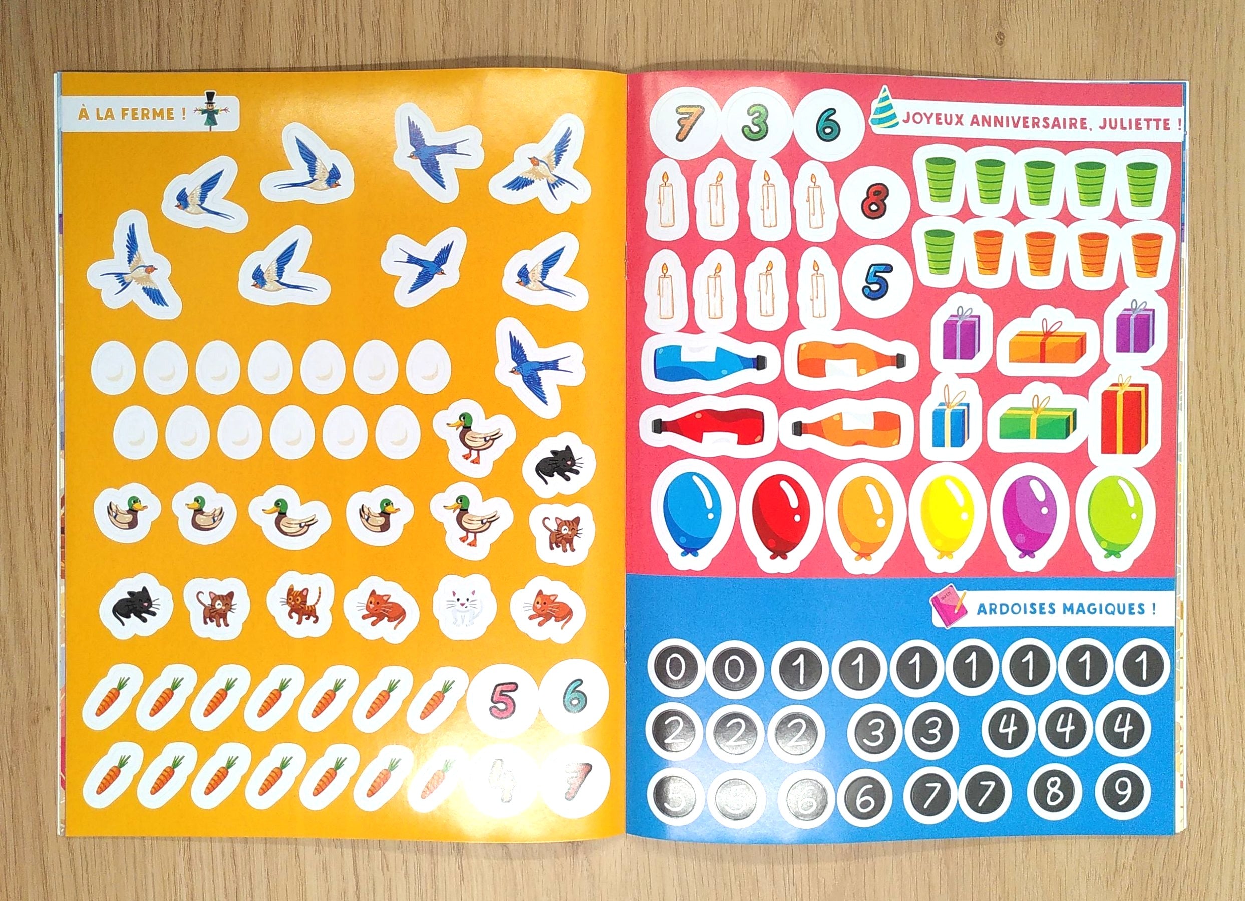 Cahier de jeux: 1 et 2ème harmos - Autocollants Les additions Cahiers de jeux La family shop