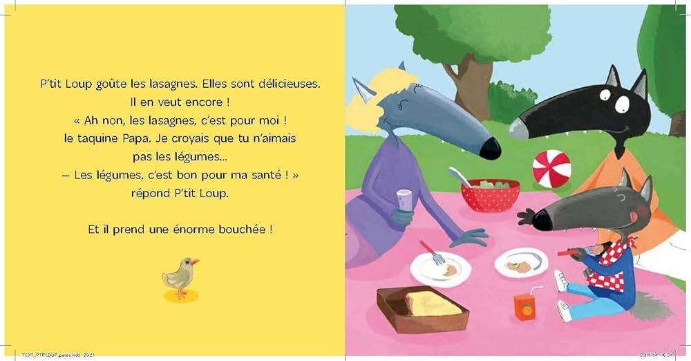 P'tit Loup n'aime que les pâtes Livres OLF
