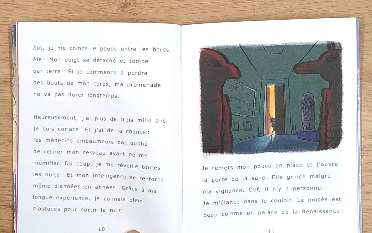 Une momie au musée. Dyslexie N1 - 2-3P Dyslexie et concentration La family shop