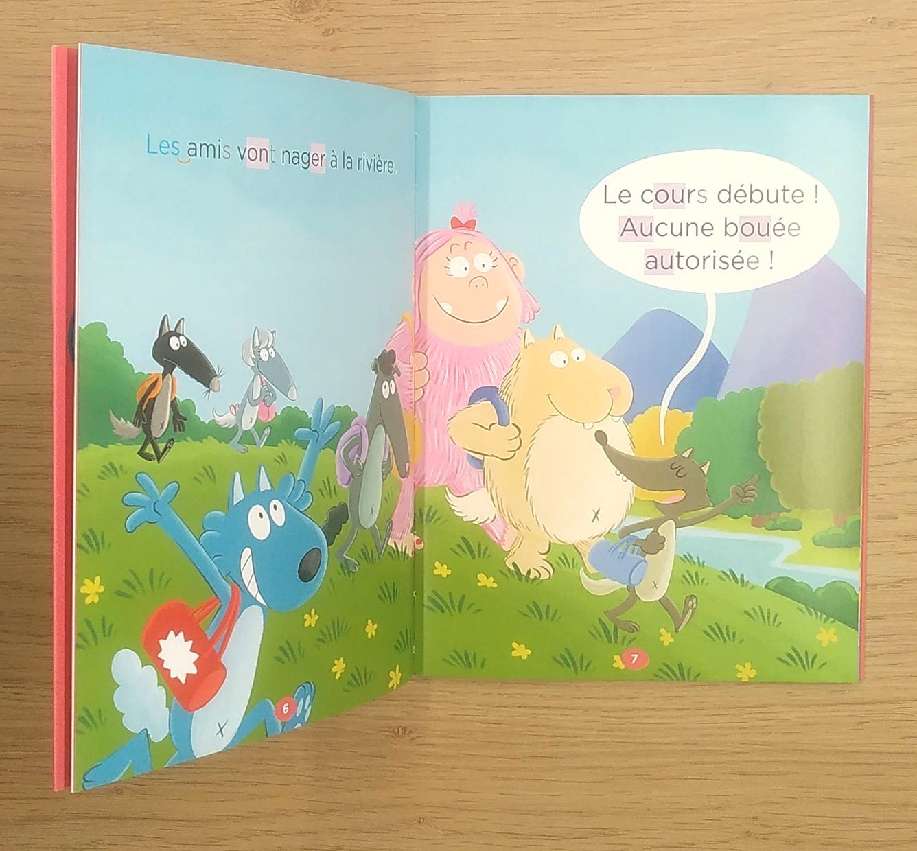 Mes lecture de 3e HarmoS avec Loup : tous à l'eau débutant niveau 1 Livres OLF