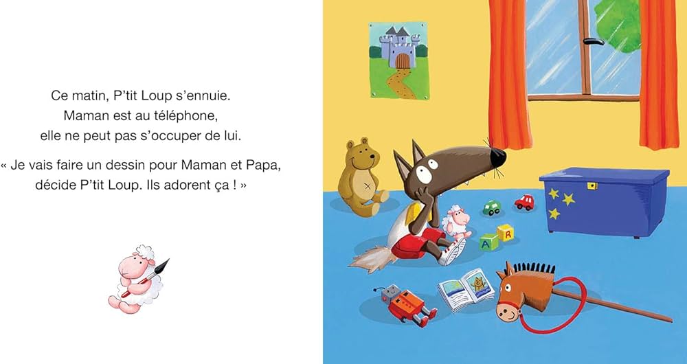 P'tit loup fait des bêtises Livres OLF