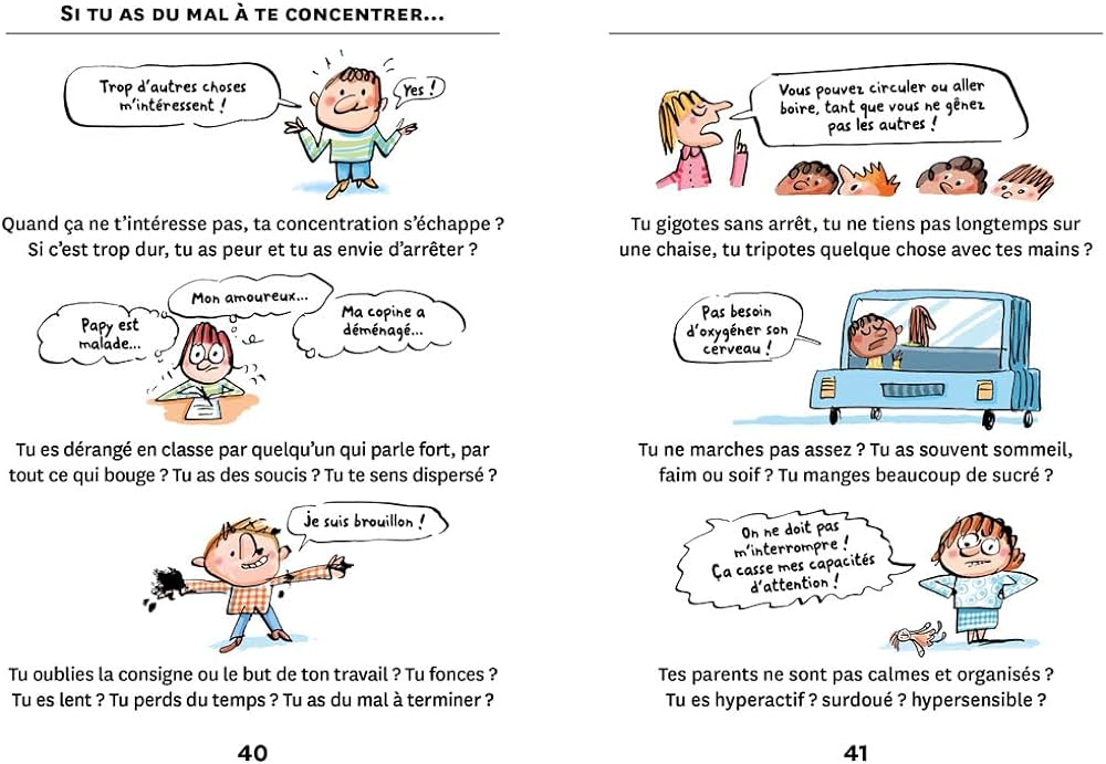 Max et Lili ont du mal à se concentrer Livres OLF