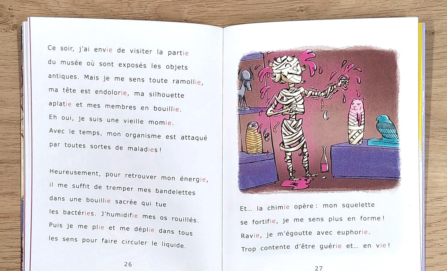 Une momie au musée. Dyslexie N1 - 2-3P Dyslexie et concentration La family shop