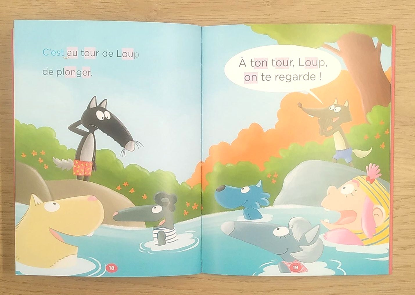 Mes lecture de 3e HarmoS avec Loup : tous à l'eau débutant niveau 1 Livres OLF