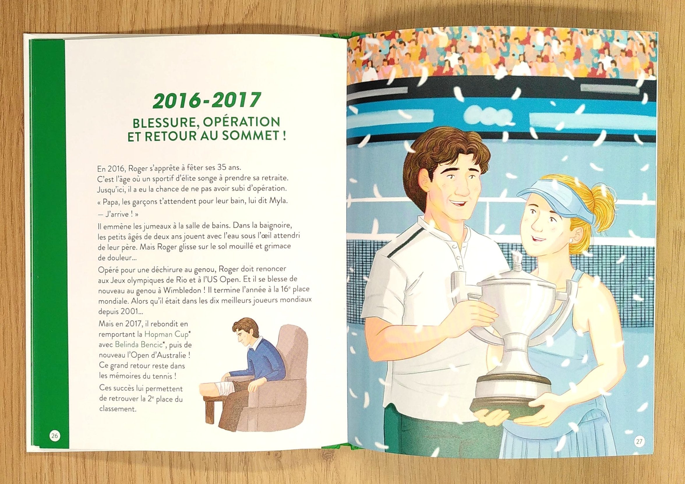 Roger Federer : un fabuleux destin Livres Auzou - OLF