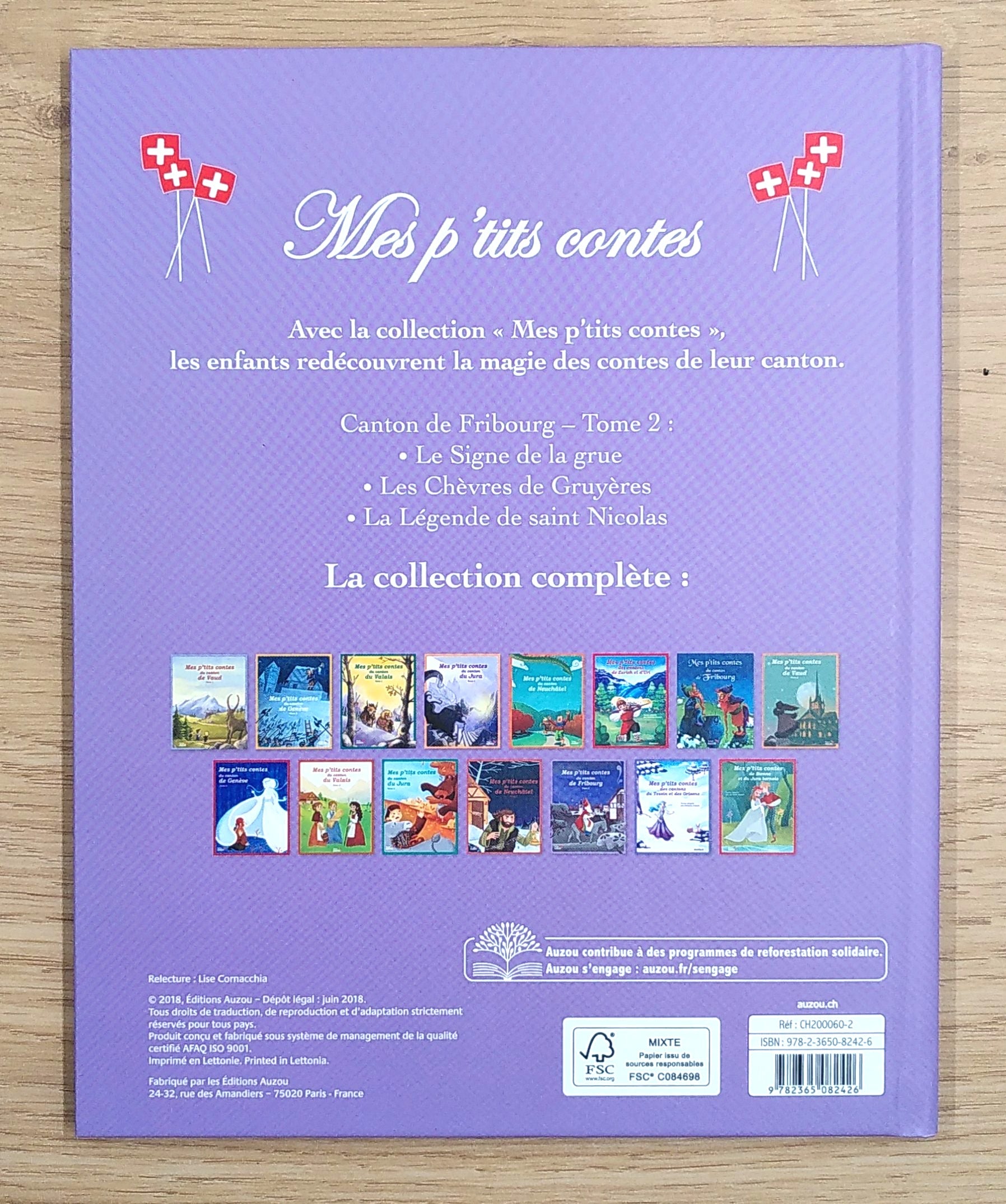 Mes p'tits contes du canton de Fribourg - Tome 2 Livres OLF