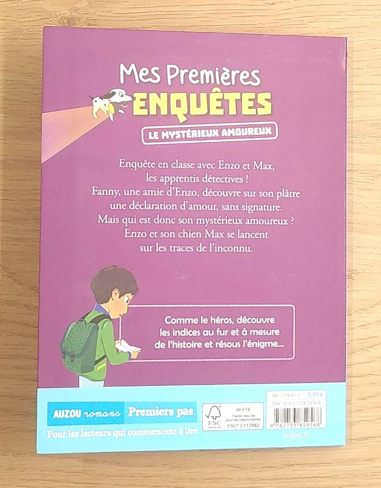 Mes premières enquêtes T7: Le mystérieux amoureux Livres La family shop