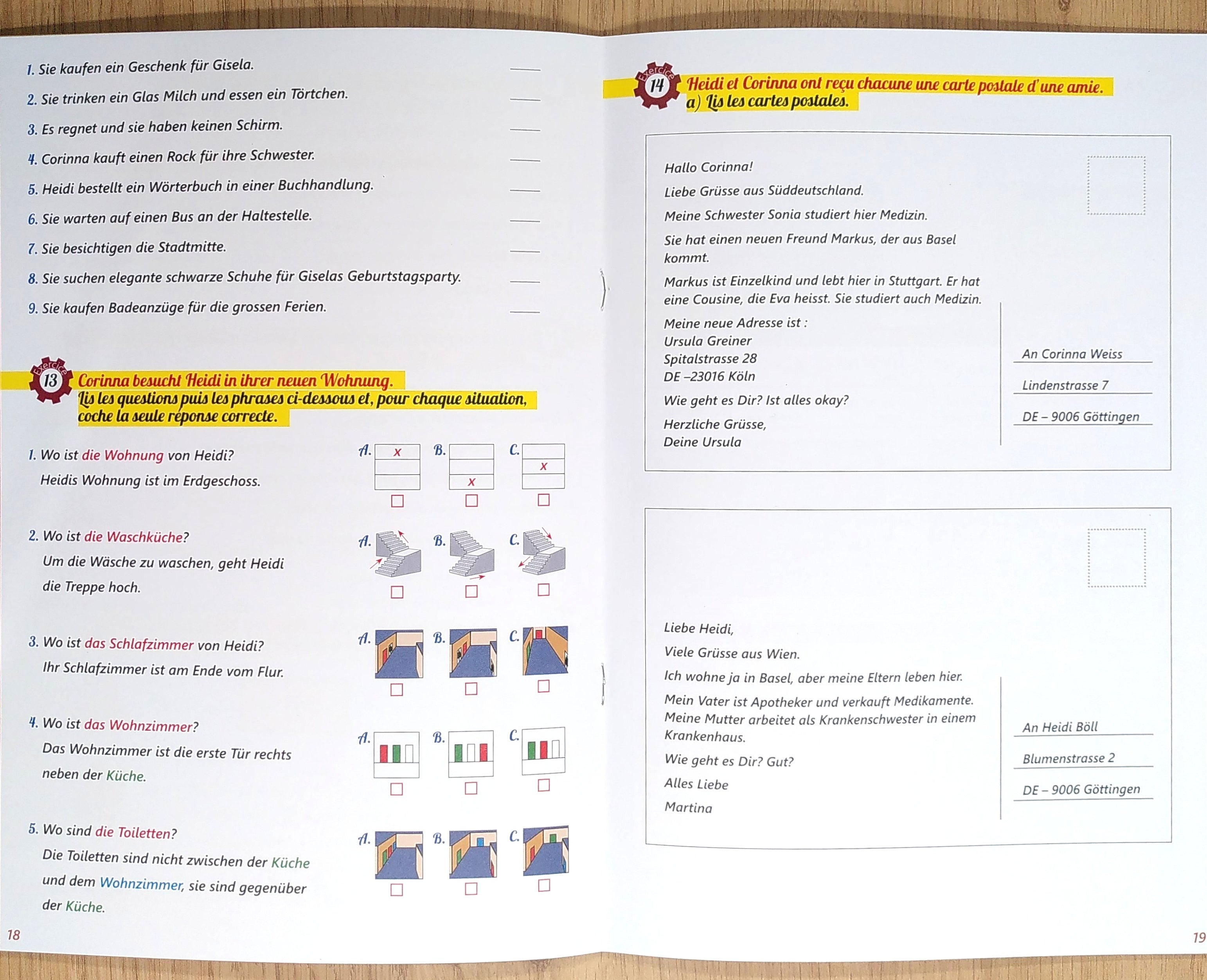 8ème HarmoS - Je progresse en allemand Appuis scolaires La family shop