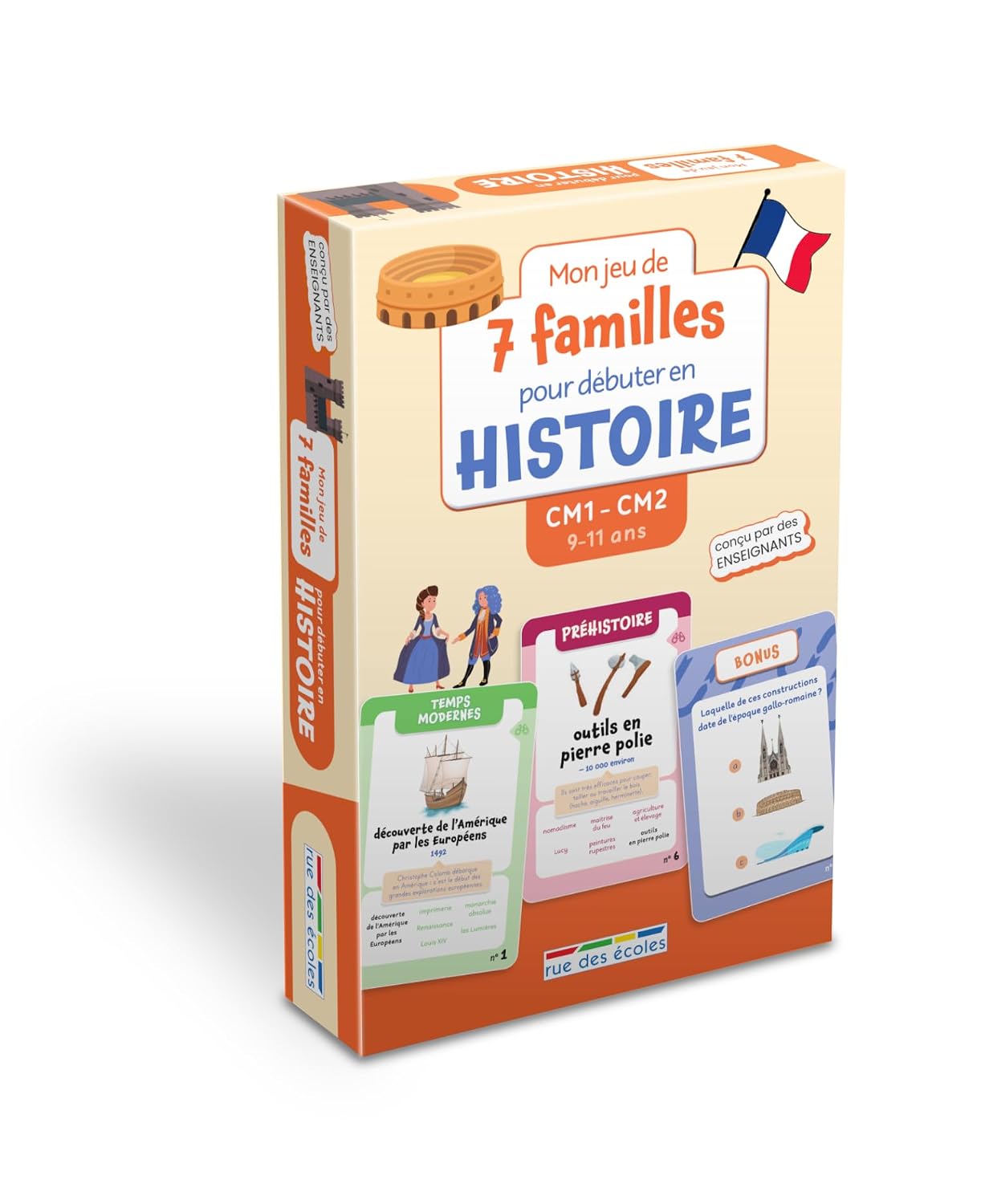 Mon jeu de 7 familles pour débuter en histoire - 6-7P