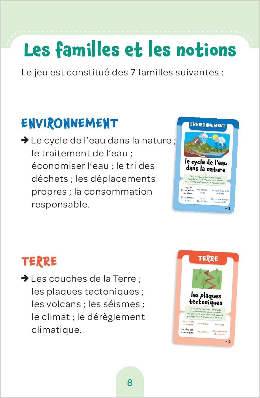 Mon jeu de 7 familles pour débuter en sciences - 6-7P