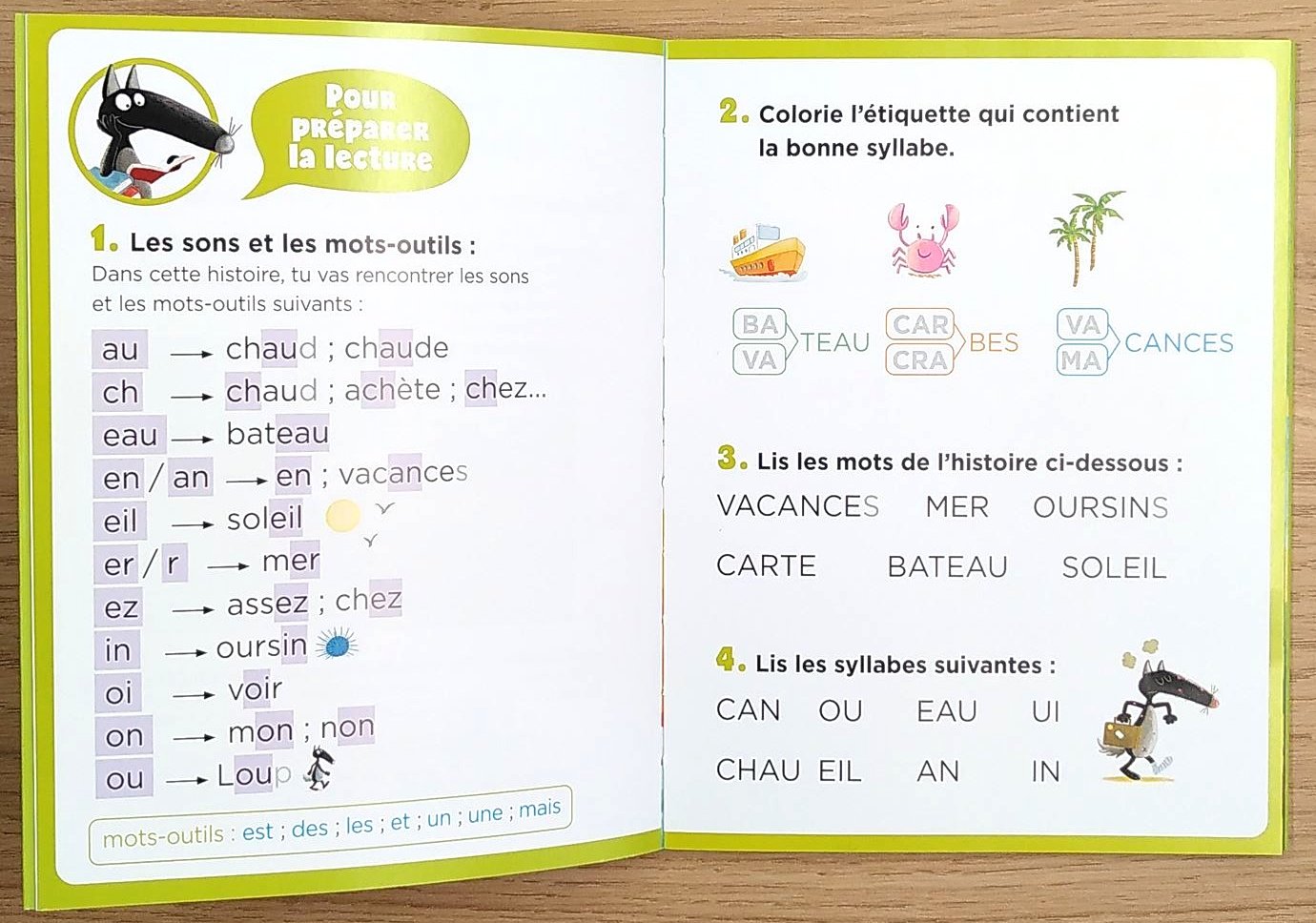 Loup entre en 3ème harmos N1: Les vacances Livres La family shop