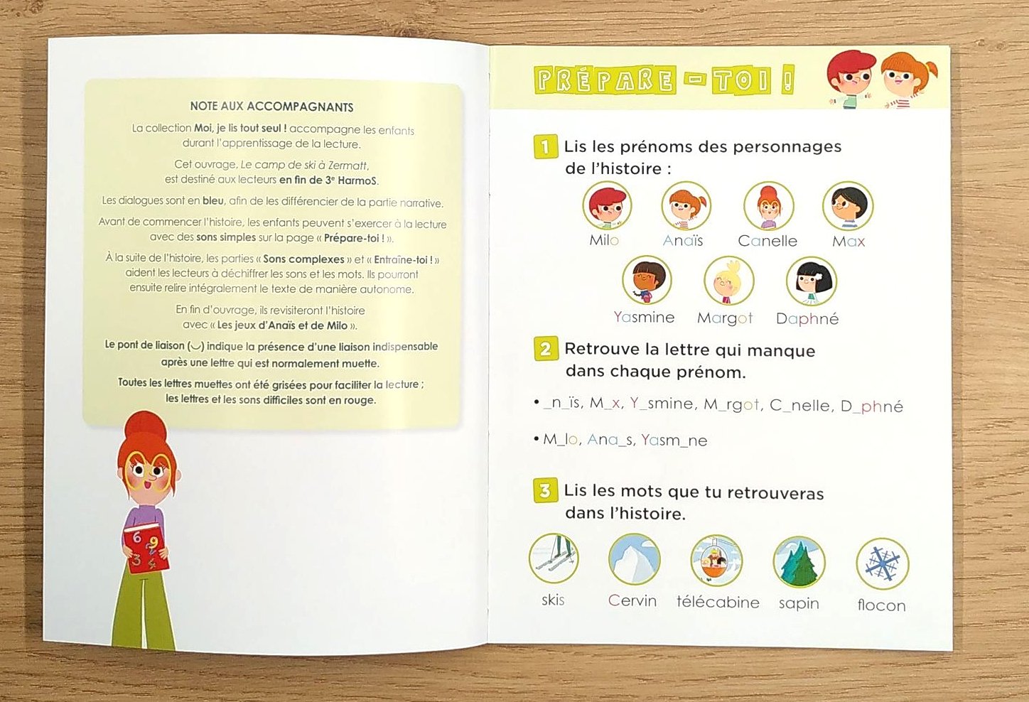 Moi, je lis tout seul en 3ème HarmoS: le camp de ski à Zermatt Livres La family shop