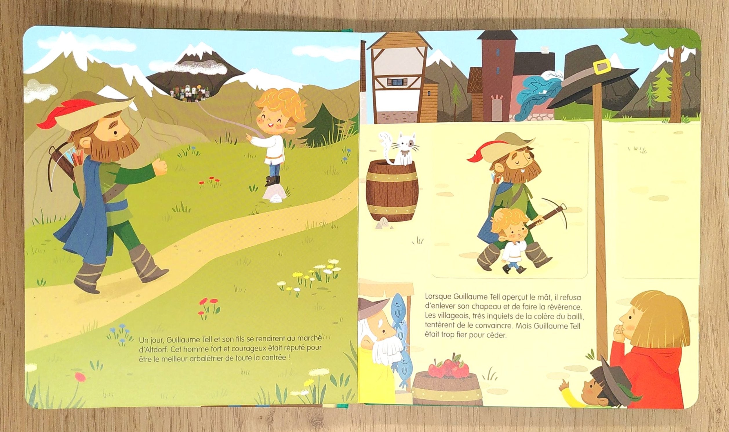 Mes contes à animer - Suisse : La légende de Guillaume Tell Livres OLF