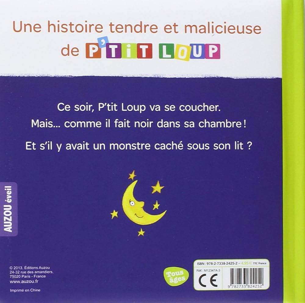 P'tit Loup a peur du noir Livres OLF
