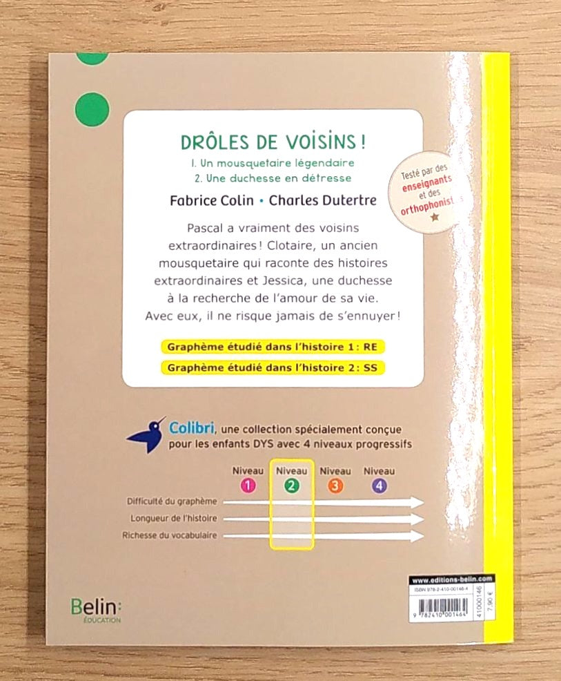 Drôles de voisins ! Dyslexie N2 - 4-5P Dyslexie et concentration La family shop