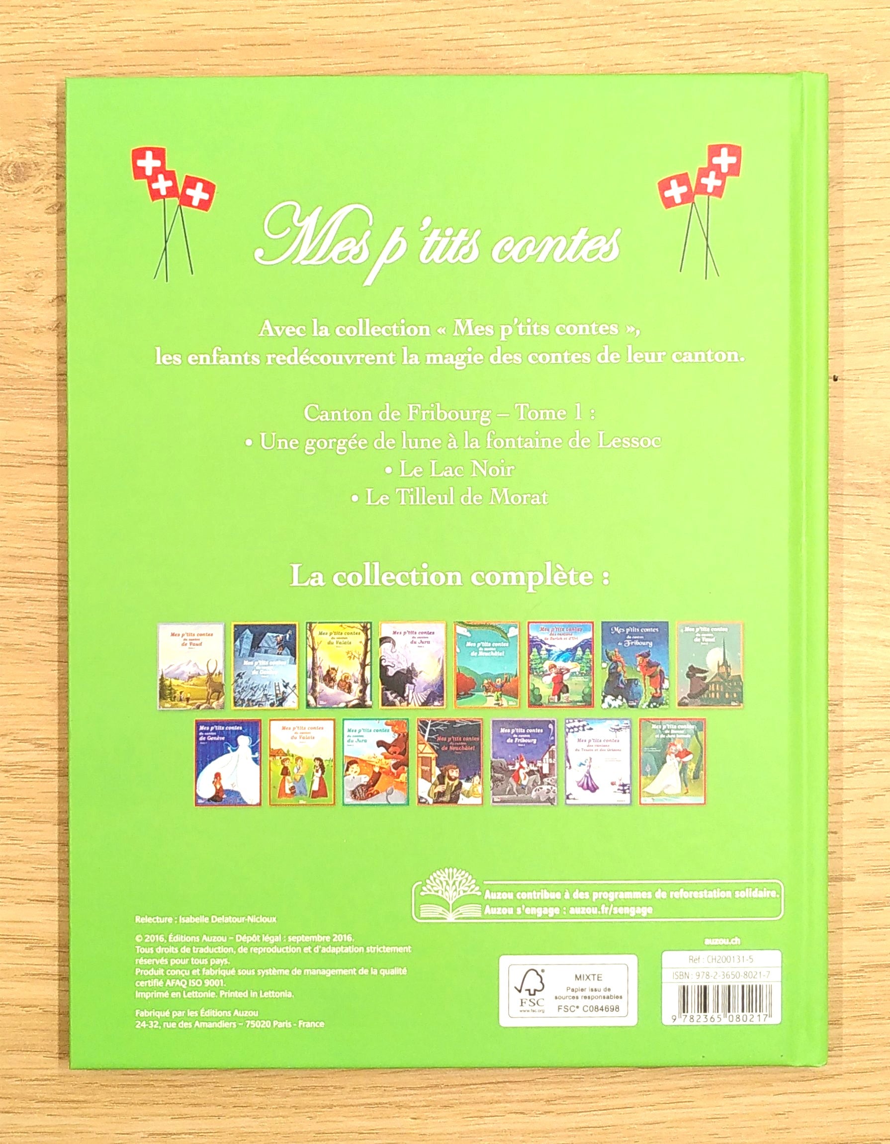 Mes p'tits contes du canton de Fribourg - Tome 1 Livres OLF