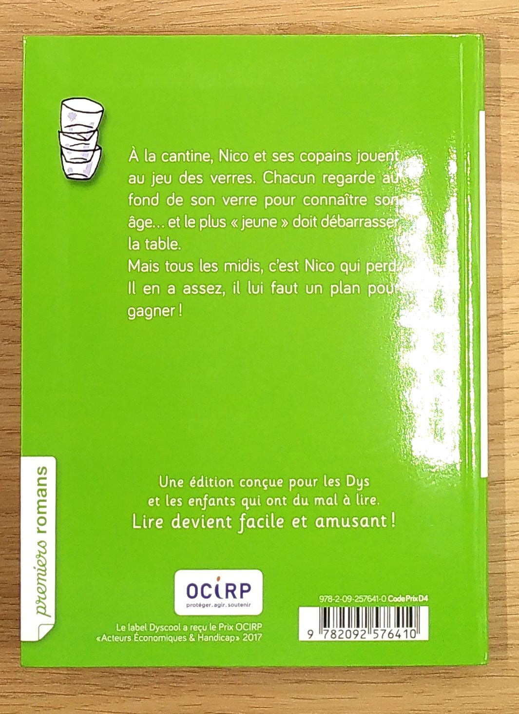 Nico, j'ai trente ans dans mon verre Dyslexie et concentration La family shop