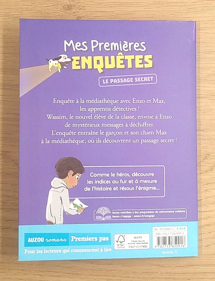 Mes premières enquêtes T6: le passage secret Livres La family shop