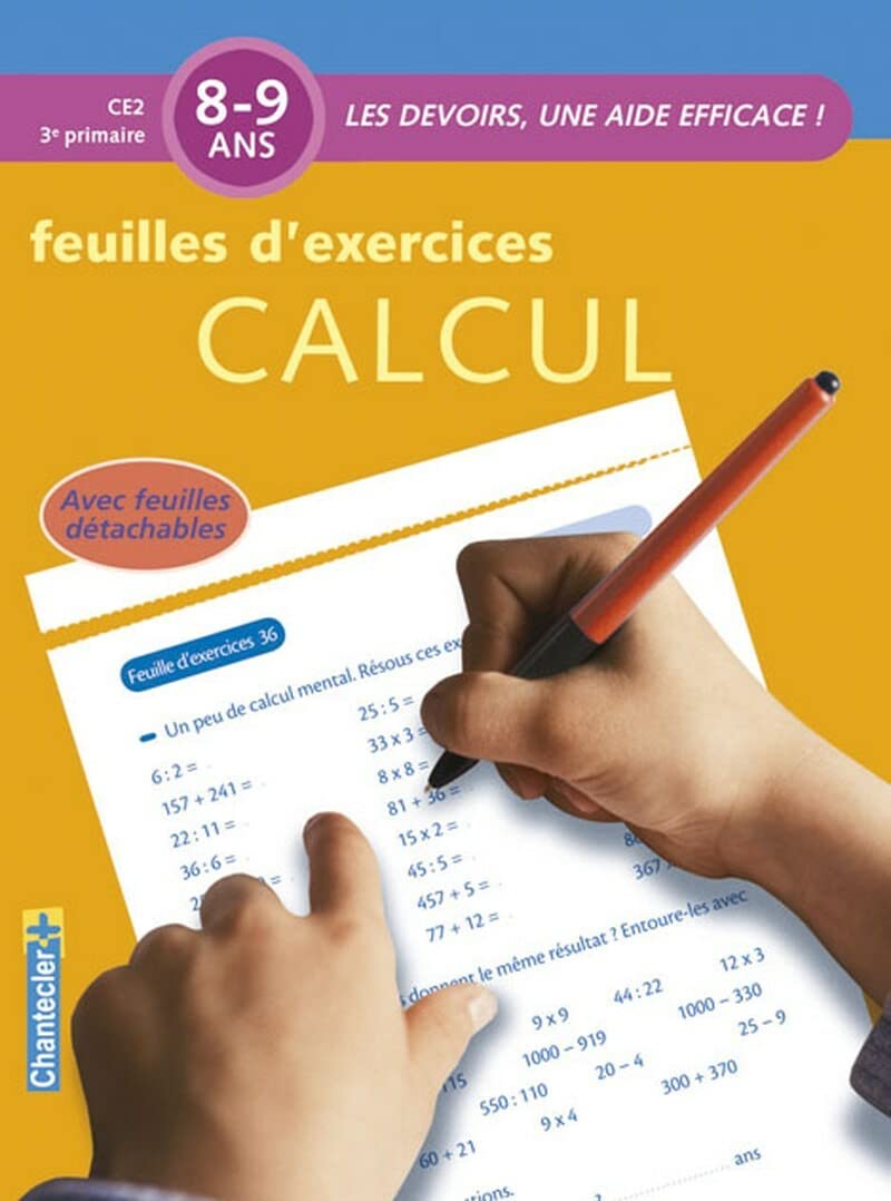 8-9 ans - Calcul - 4ème - 5ème harmos Appuis scolaires OLF