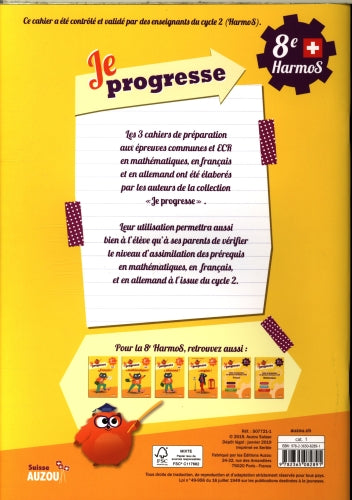 8ème HarmoS - Je progresse en allemand Appuis scolaires La family shop