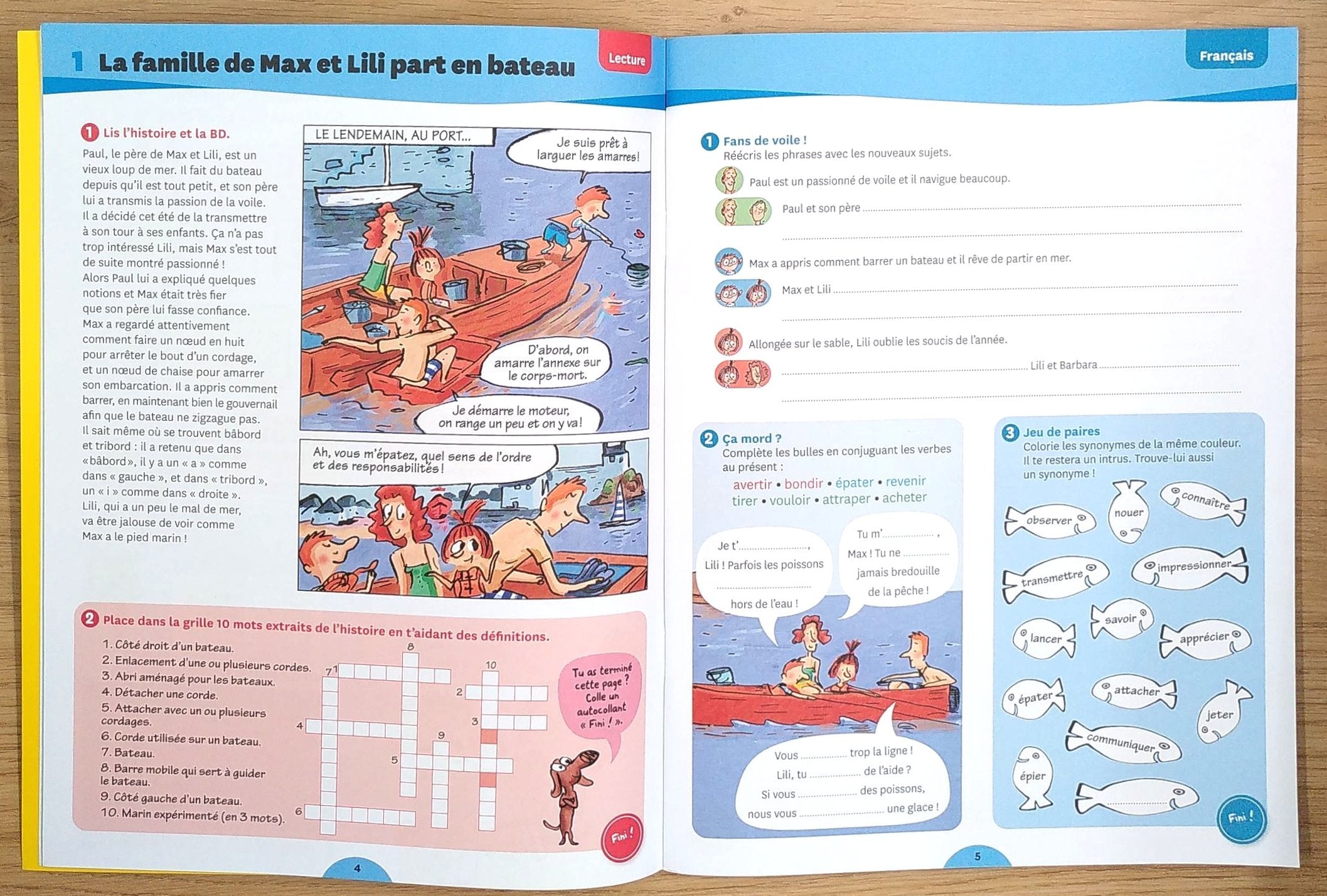 7ème Harmos vers la 8ème - Max et Lili t'accompagnent en vacances Cahiers de vacances OLF