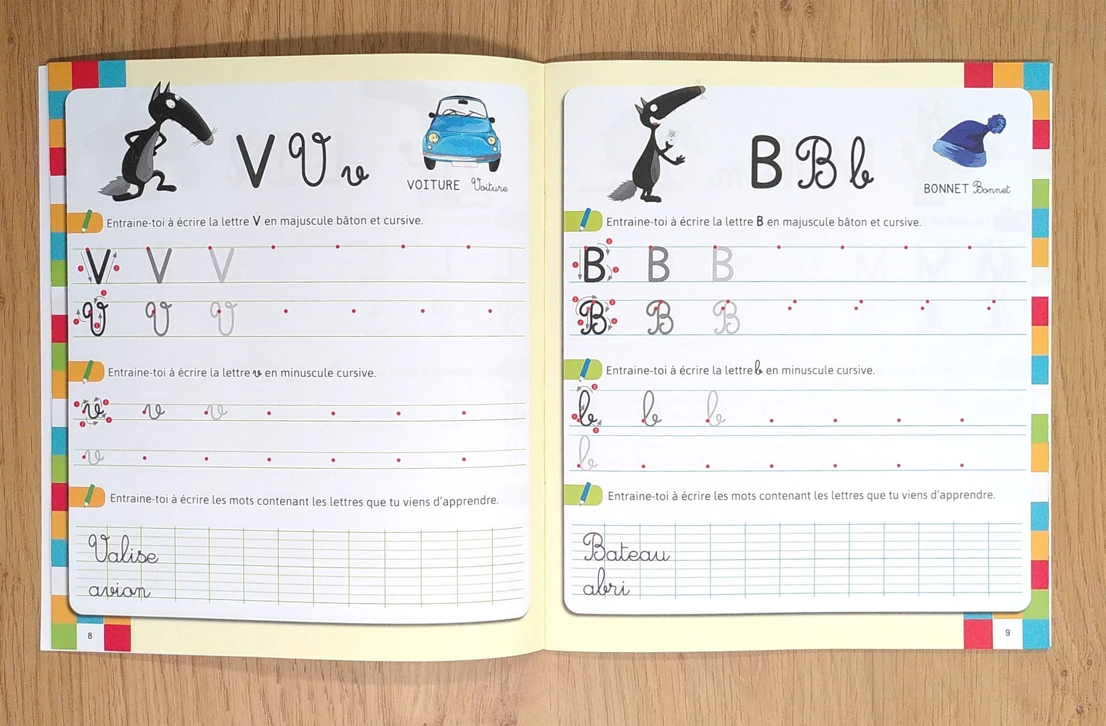 Mon cahier d'écriture avec Loup : 1P et 2P. Dès 5 ans Appuis scolaires La family shop