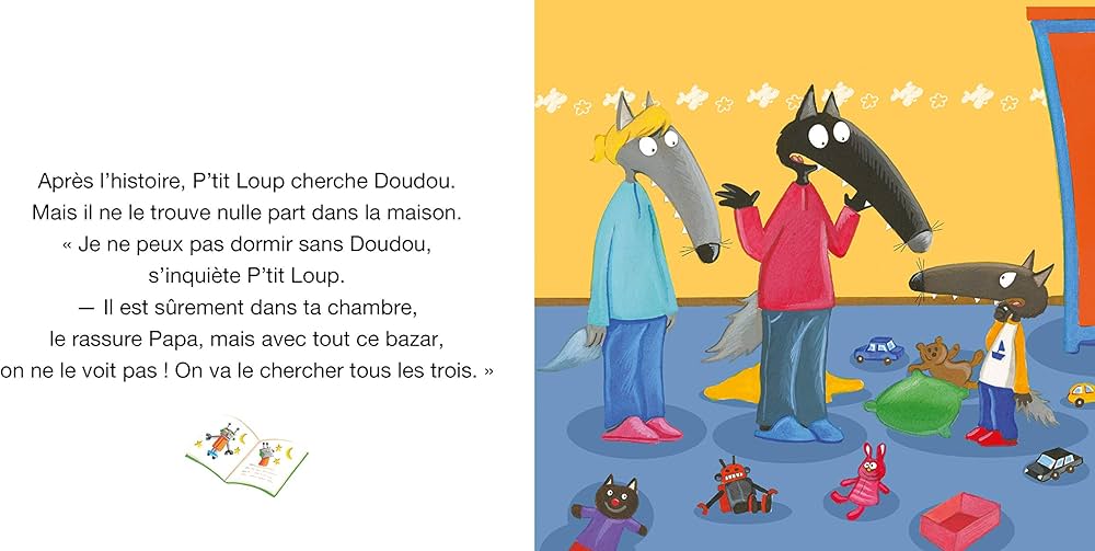P'tit loup ne veut pas ranger Livres OLF