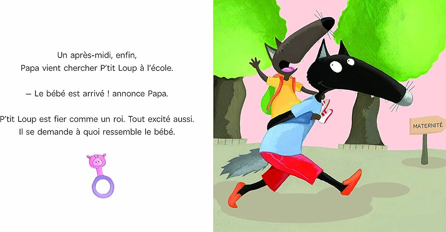 P'tit Loup devient grand frère Livres OLF