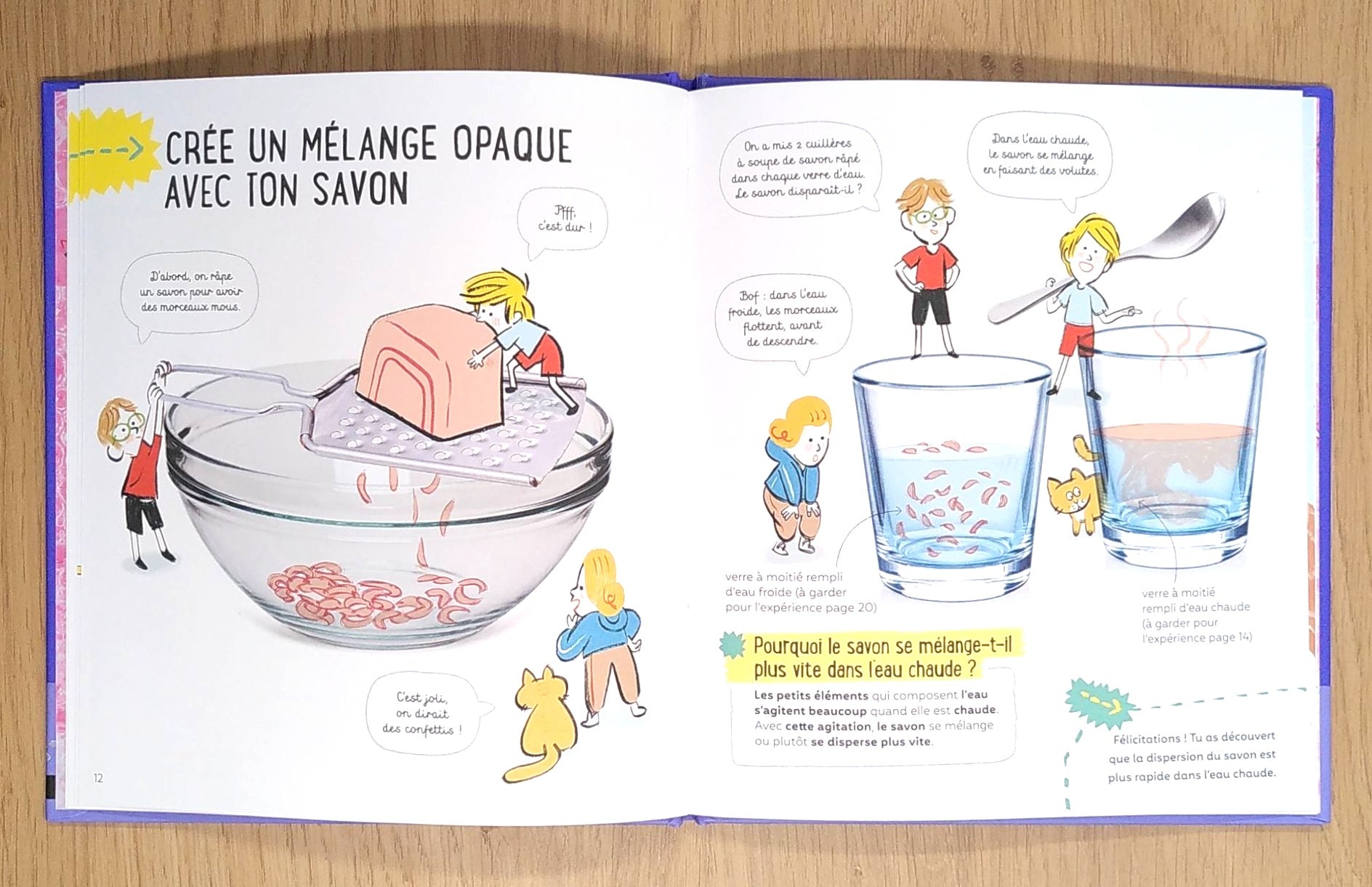 La Science est dans le savon - Expériences scientifiques enfant dès 4 ans Livres La family shop