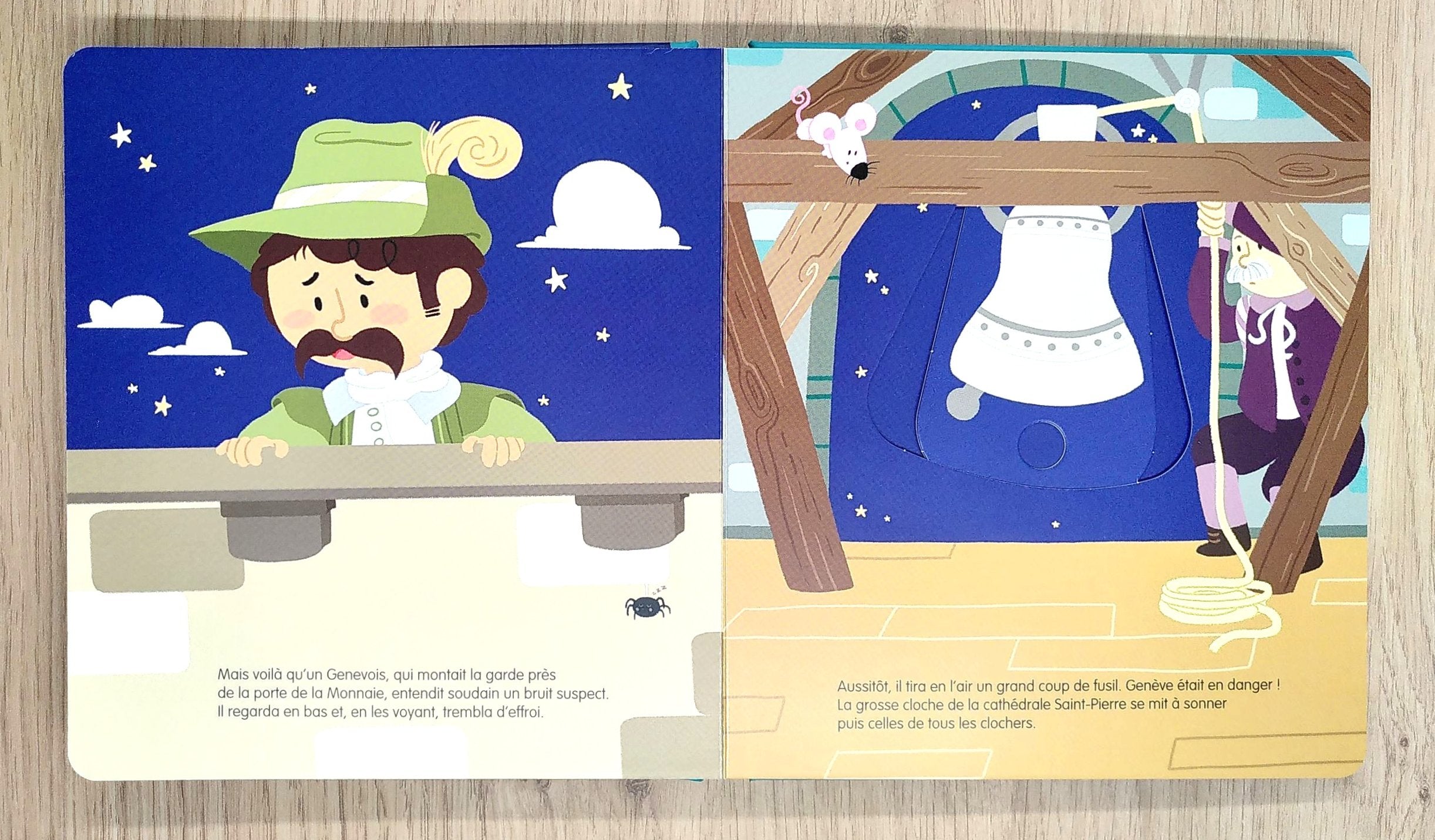 Livre animé pour tout-petit : La nuit de l'Escalade Livres La family shop