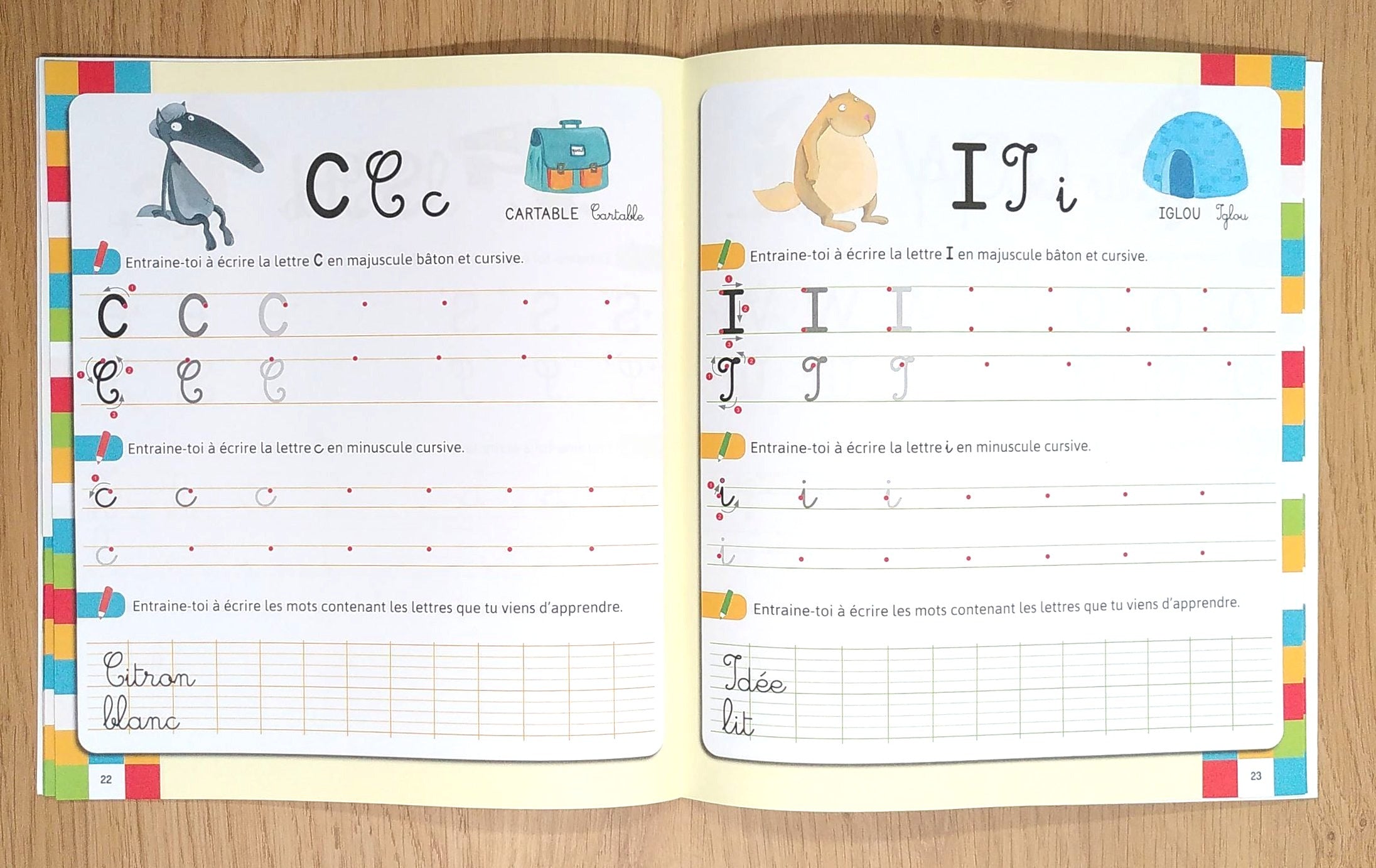 Mon cahier d'écriture avec Loup : 1P et 2P. Dès 5 ans Appuis scolaires La family shop