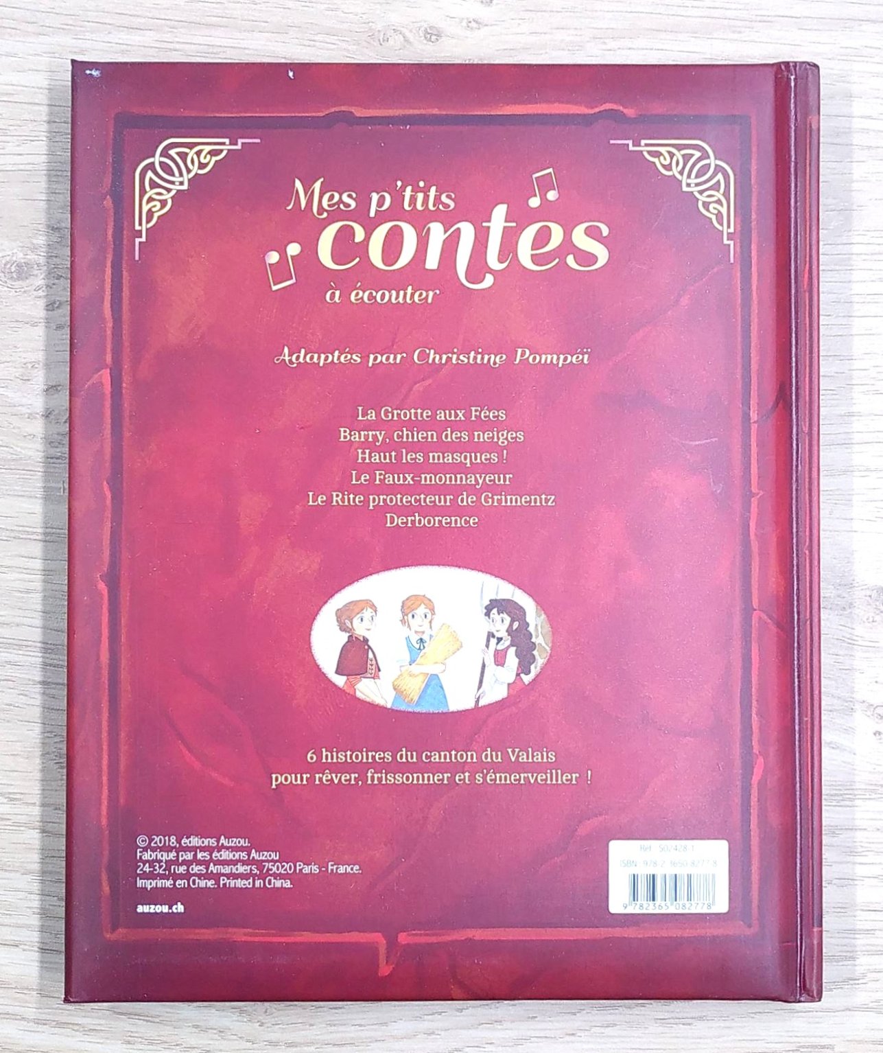 Mes p'tits contes du canton du Valais à lire et écouter Livres Auzou - OLF