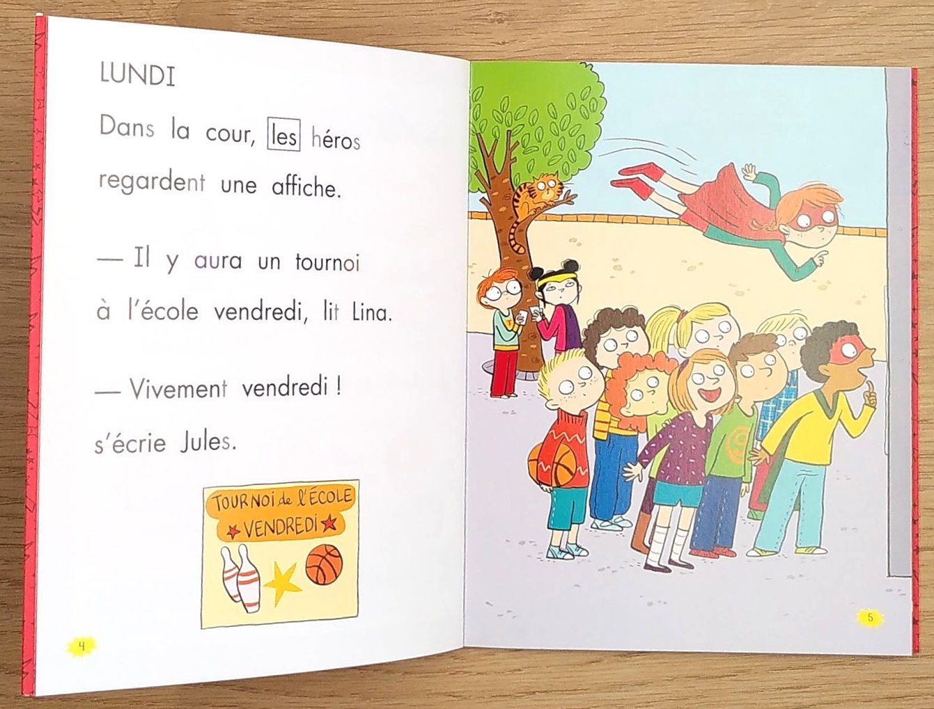 Les héros de la 3P - Les super-sportifs - Niveau 2 : 3ème HarmoS Livres La Family Shop