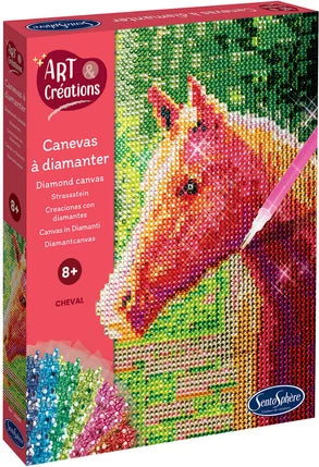 CANEVAS A DIAMANTER - CHEVAL Jeux & loisirs créatifs Swissgames