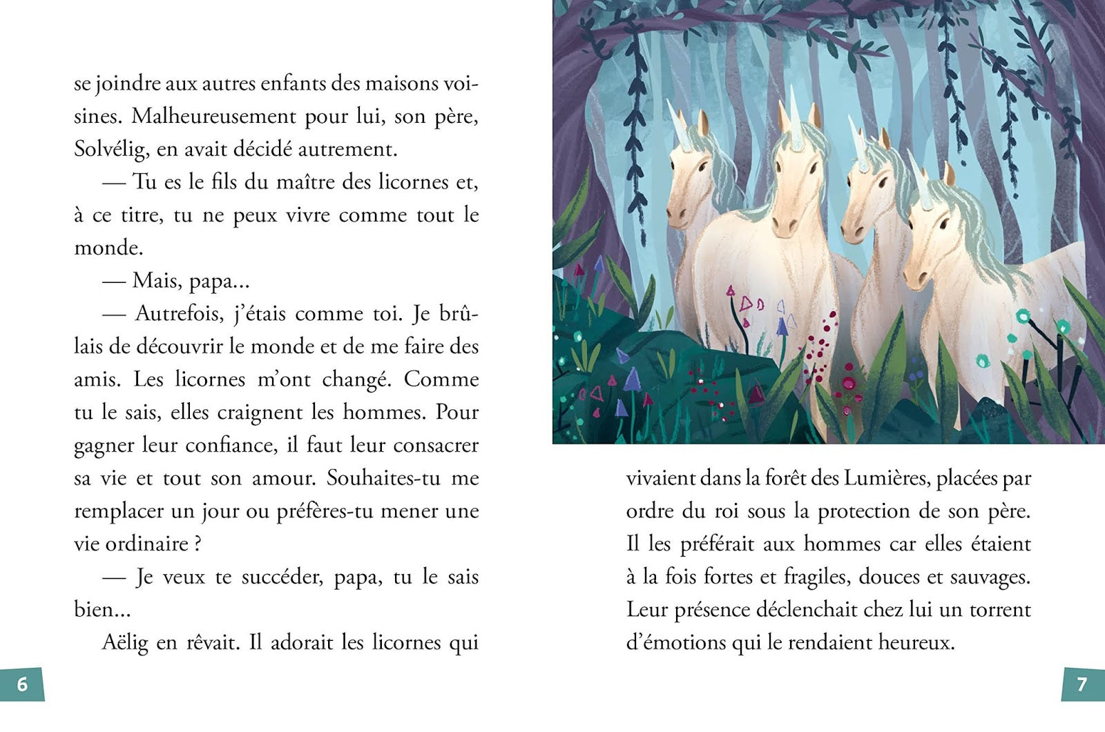 Le maître des Licornes - T1: La forêt des lumières Livres OLF