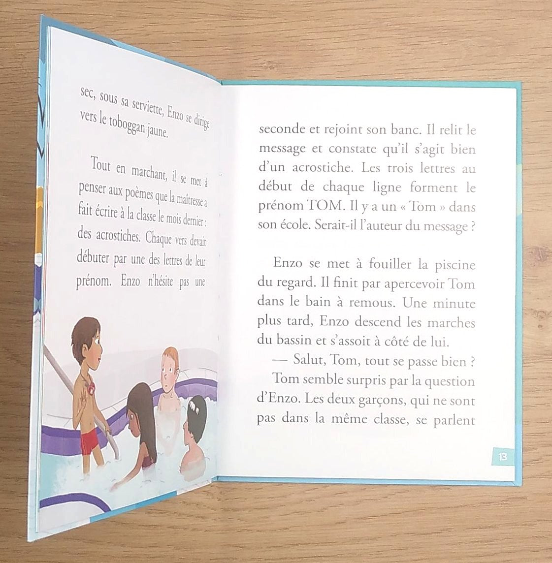 Mes premières enquêtes T4: remous à la piscine Livres La family shop