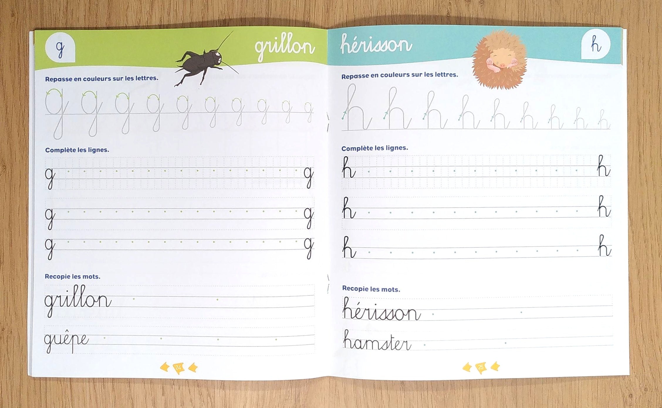 Mon cahier d'écriture - Klorophile - 3ème harmos Appuis scolaires La Family Shop