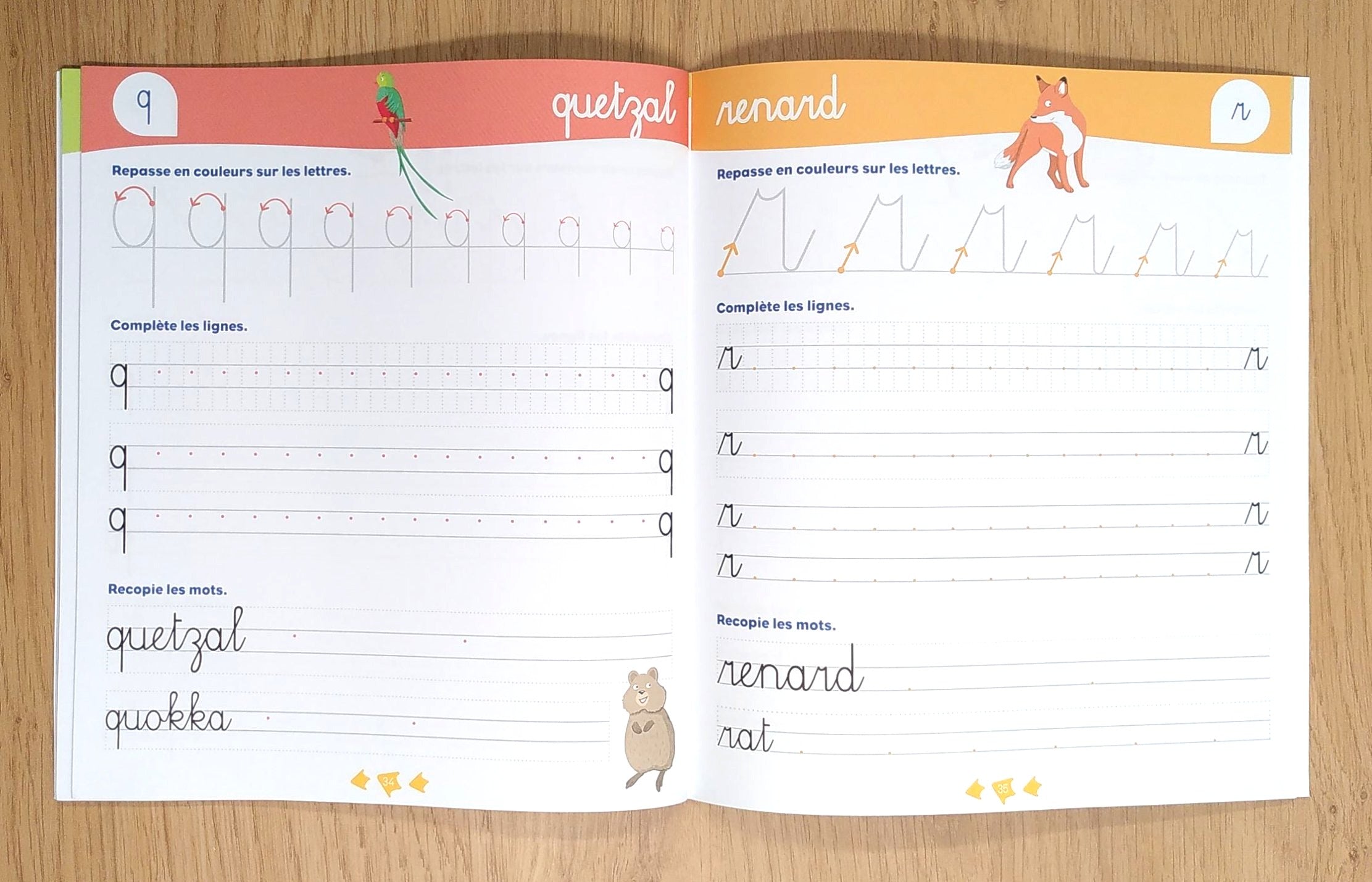 Mon cahier d'écriture - Klorophile - 3ème harmos Appuis scolaires La Family Shop