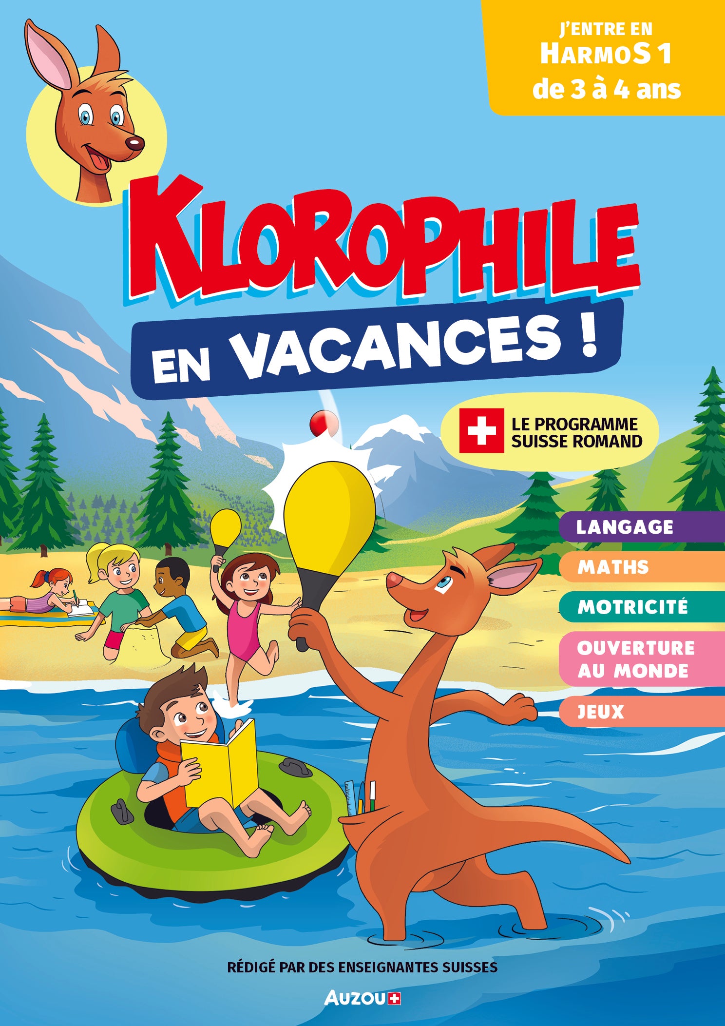 Klorophile - J'entre en 1ère HarmoS - 15 jours en vacances Cahiers de vacances OLF